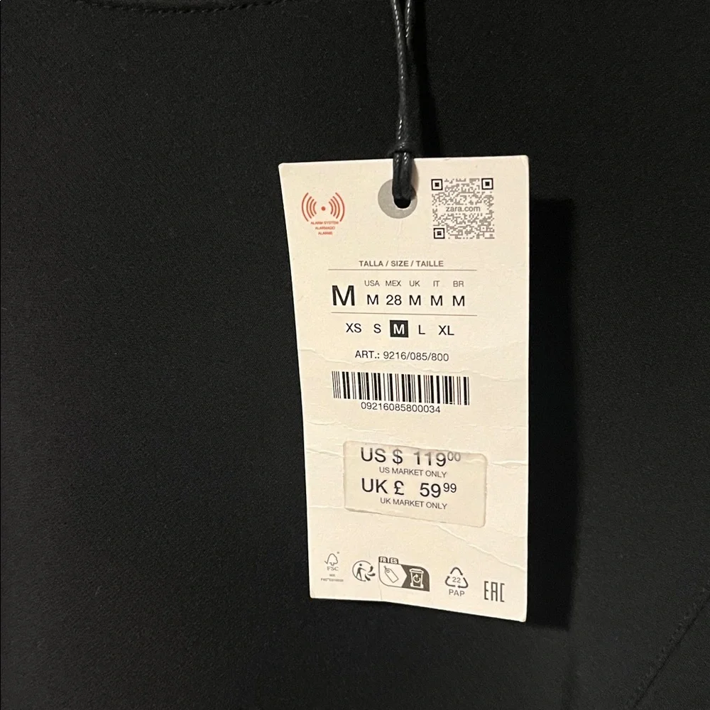 TREND NEW ! ZARA LIMITED EDITION SHORT POCKET DRESS 🚨FIRM PRICE NO DISCOUNT